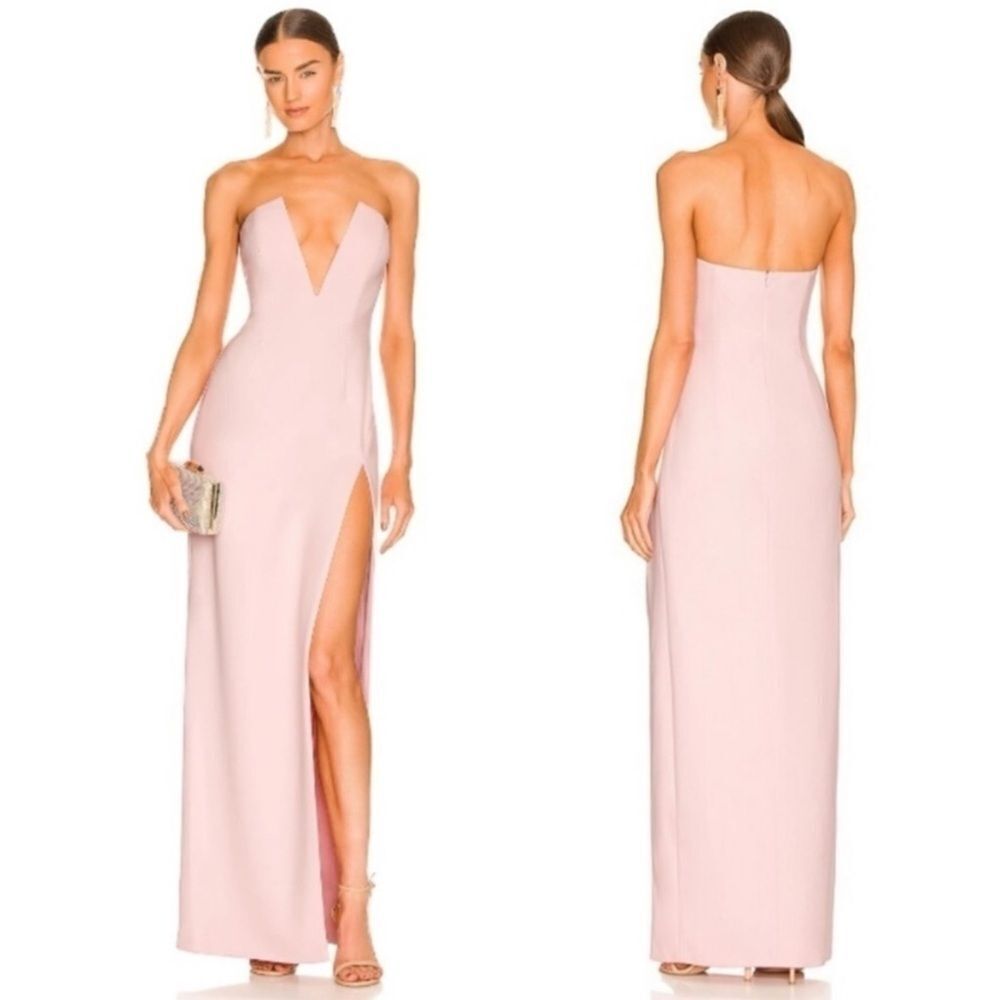 Katie May x REVOLVE Infatuation Gown in Blush